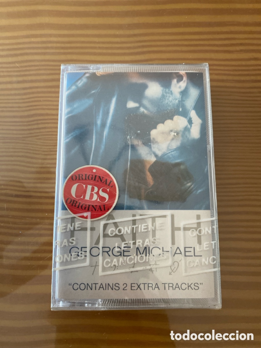 Cassette antiche: Precintado !! Cinta de cassette de George Michael &rdquo;Faith&rdquo;