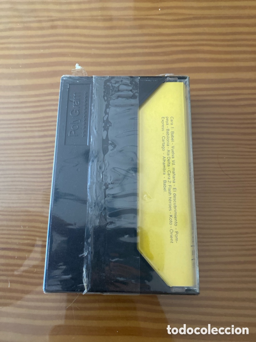 Casetes antiguos: Precintado !! Cinta de cassette de Azul y Negro &rdquo;Babel&rdquo; - Foto 2