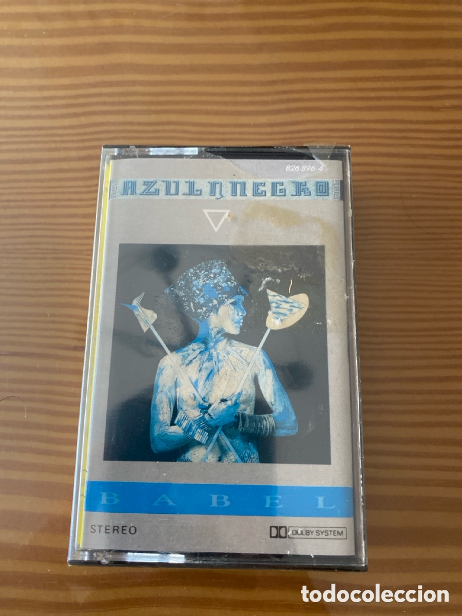 Casetes antiguos: Precintado !! Cinta de cassette de Azul y Negro &rdquo;Babel&rdquo; - Foto 1