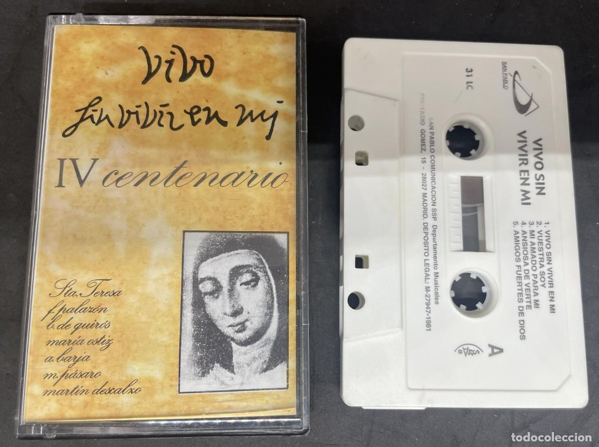 Casetes antiguos: cinta/casete &rdquo;Vivo sin vivir en mi. IV Centenario Santa Teresa de Jes&uacute;s&rdquo;. tdk854