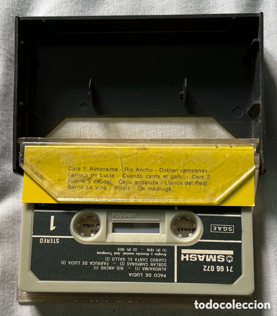 Casetes antiguos: Paco de Lucia Casette - Foto 2