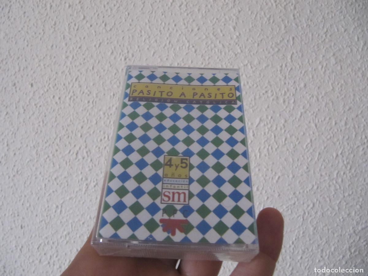 Casetes antiguos: CANCIONES PASITO A PASITO, RELIGION CATOLICA. SM EDUCACION INFANTIL 4 Y 5 A&Ntilde;OS CASETTE PRECINTADO