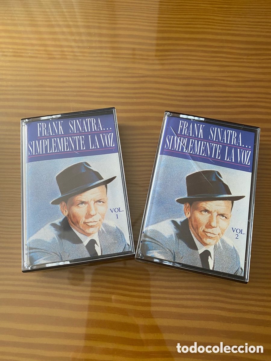Casetes antiguos: Precintado !! Cinta de cassette de Frank Sinatra &ldquo;Simplemente la voz Vol 1 y 2&rdquo; - Foto 1