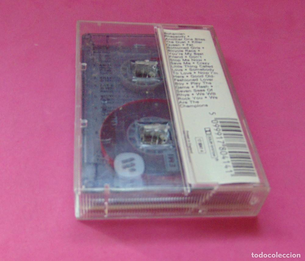 Casetes antiguos: QUEEN - GREATEST HITS  - CASETE ORIGINAL - Foto 4