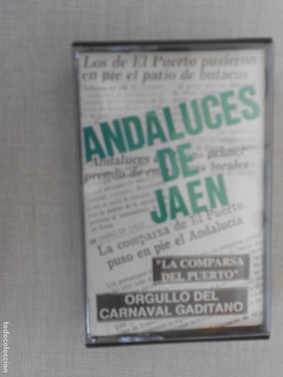 Cassette antiche: ANDALUCES DE JAEN - COMPARSA DE EL PUERTO -1990 - CASETE