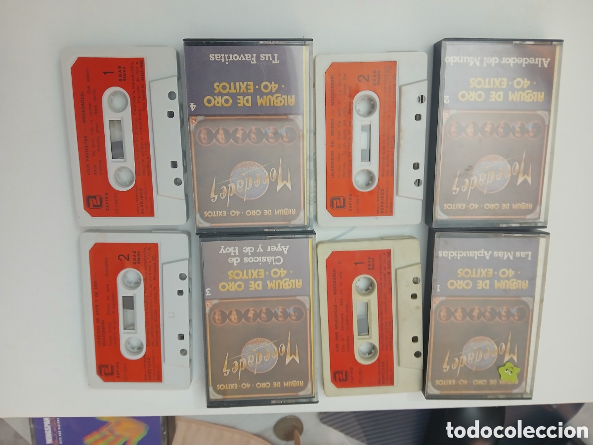 Casetes antiguos: Mocedades 4 cassettes 40 exitos⁹ - Foto 3