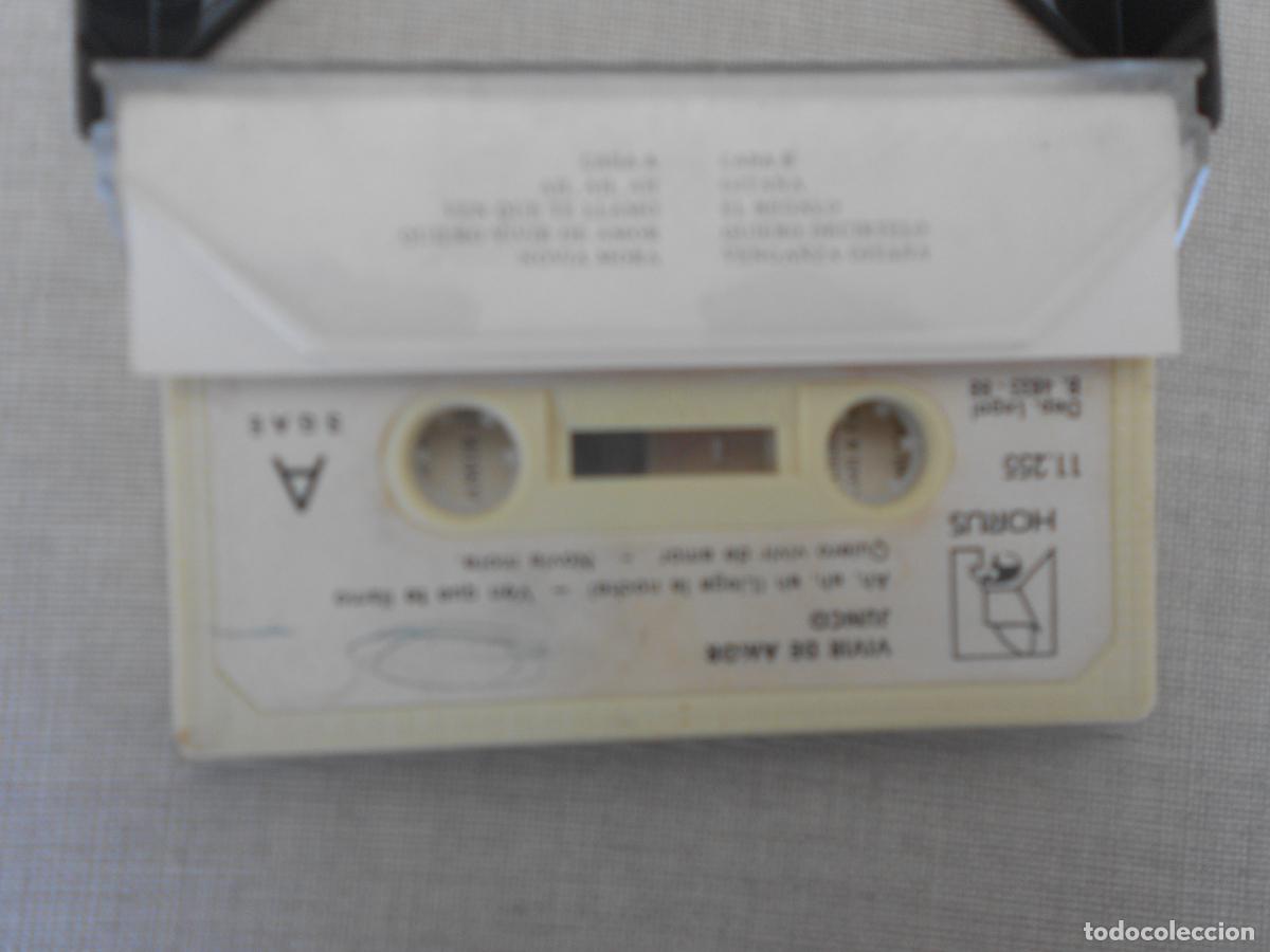 Casetes antiguos: JUNCO - VIVIR DE AMOR -1998 CASETE - Foto 2