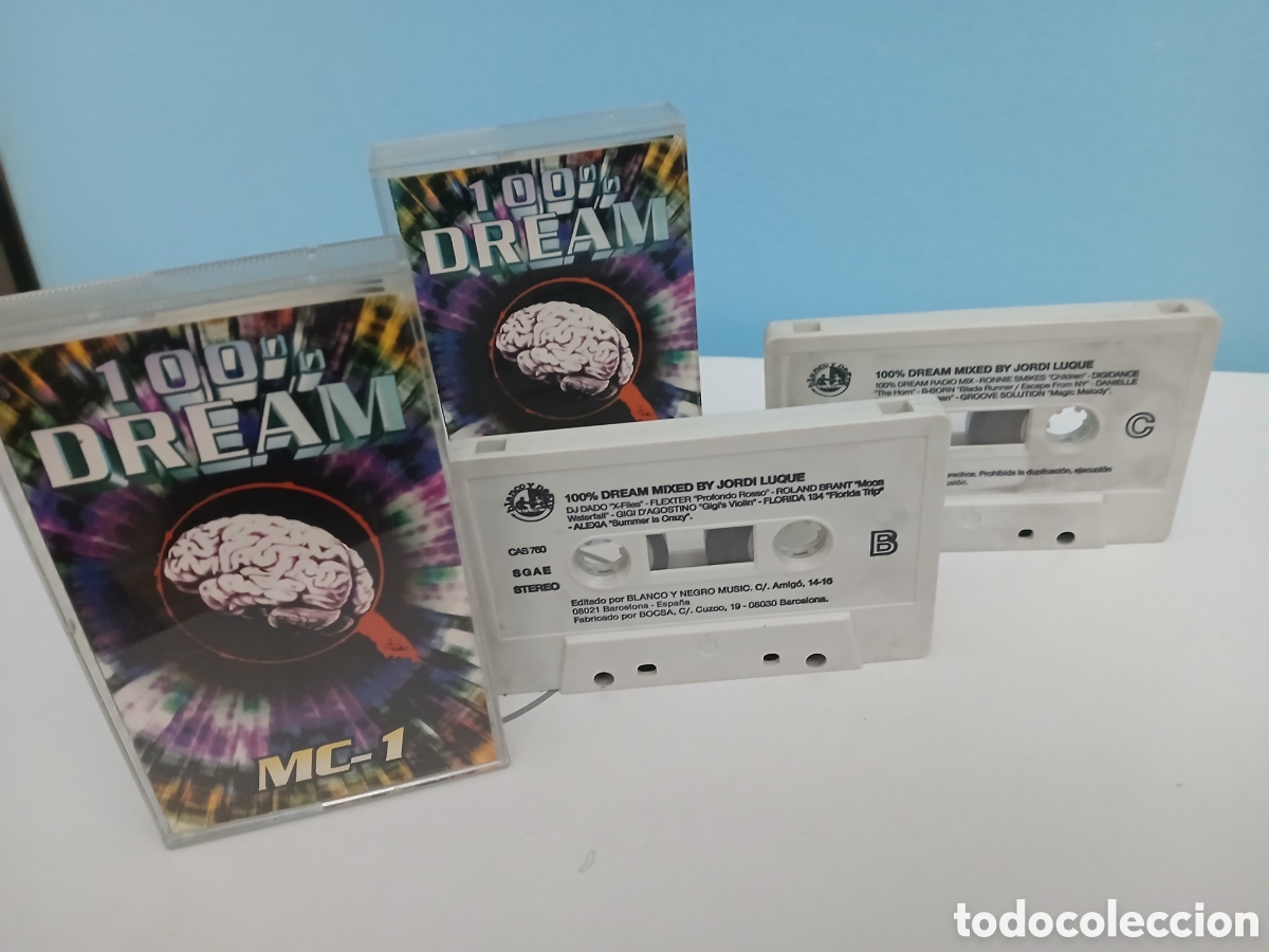 Casetes antiguos: 100% Dream 2 cassettes - Foto 1