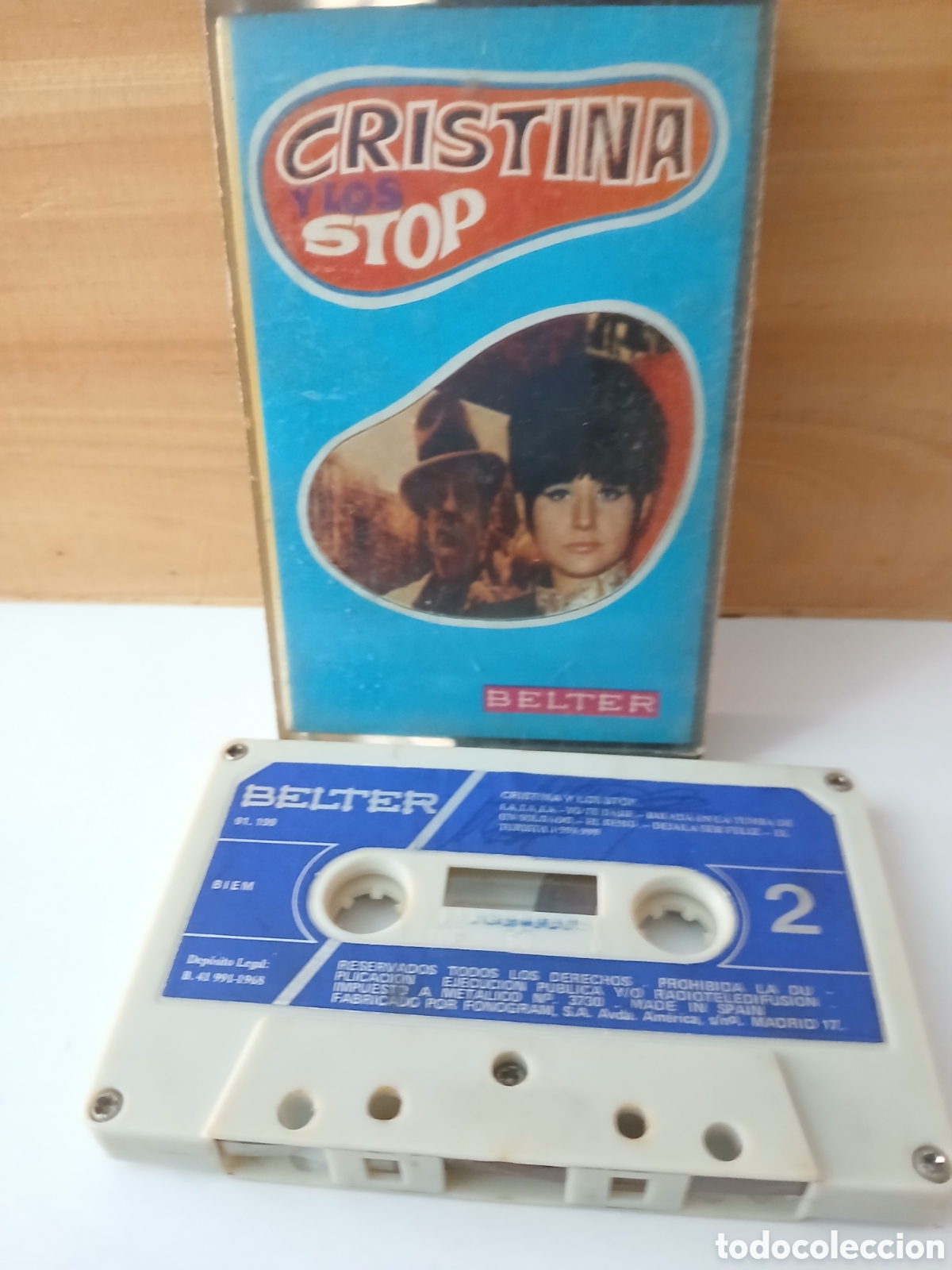 Casetes antiguos: Cristina y los Stop. Cinta cassette - Foto 1