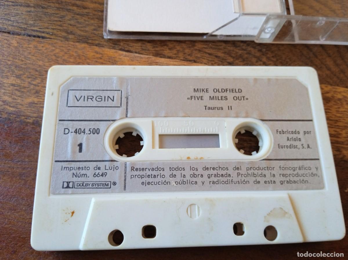 Casetes antiguos: Mike Oldfield - Five miles out - Casetes Original EMI Odeon 1982 - Foto 3