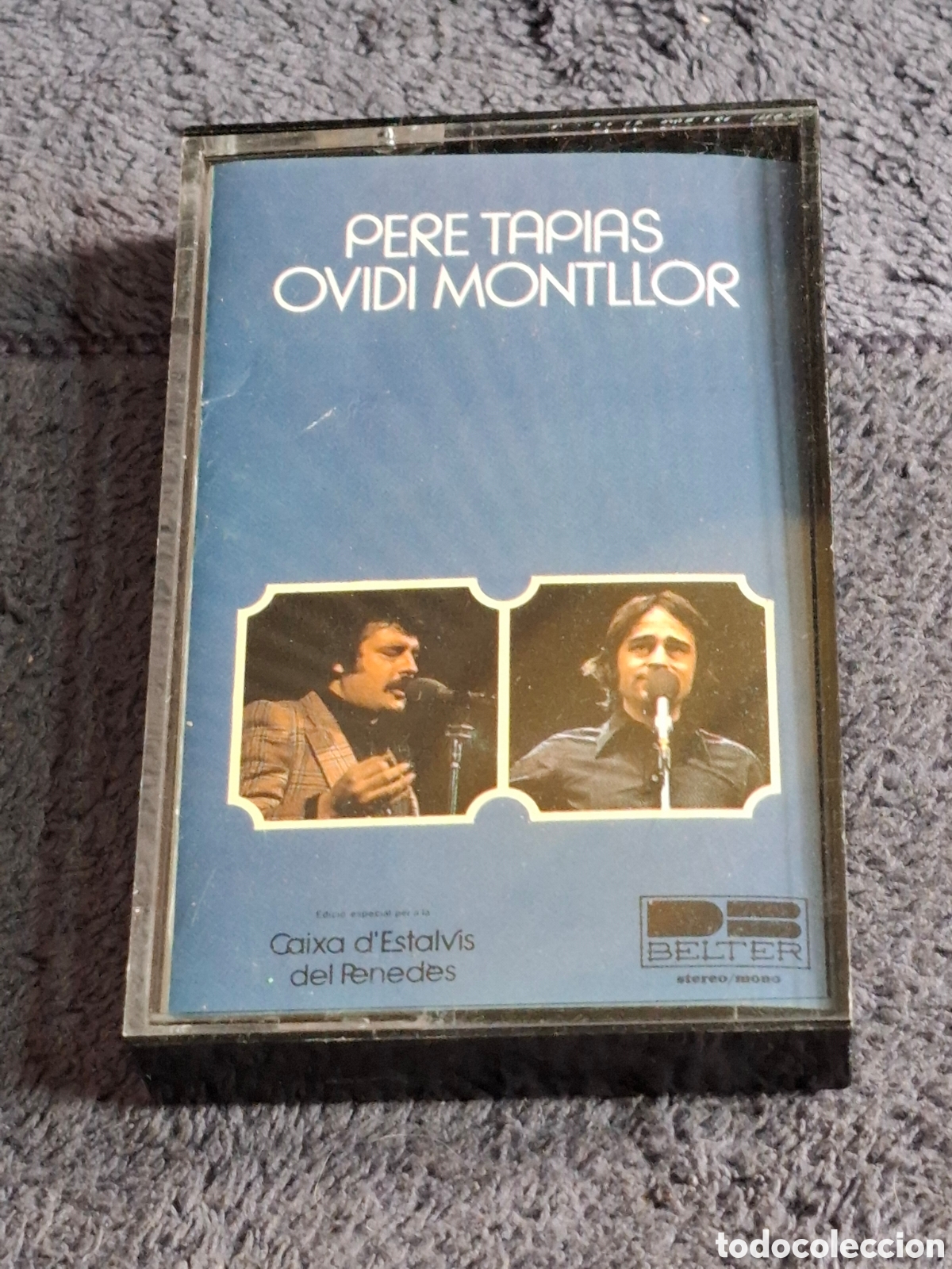 Casetes antiguos: CT17. Pere Tapies / Ovidi Montllor, Promo, Caixa D'estavis Del Pened&egrave;s, Belter, 1978.
