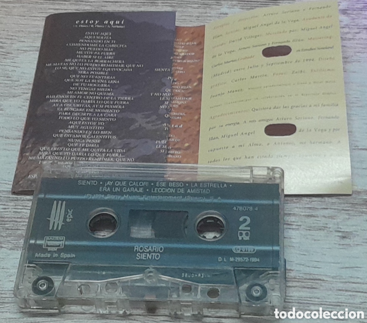 Casetes antiguos: ROSARIO - SIENTO - EPIC - Foto 2