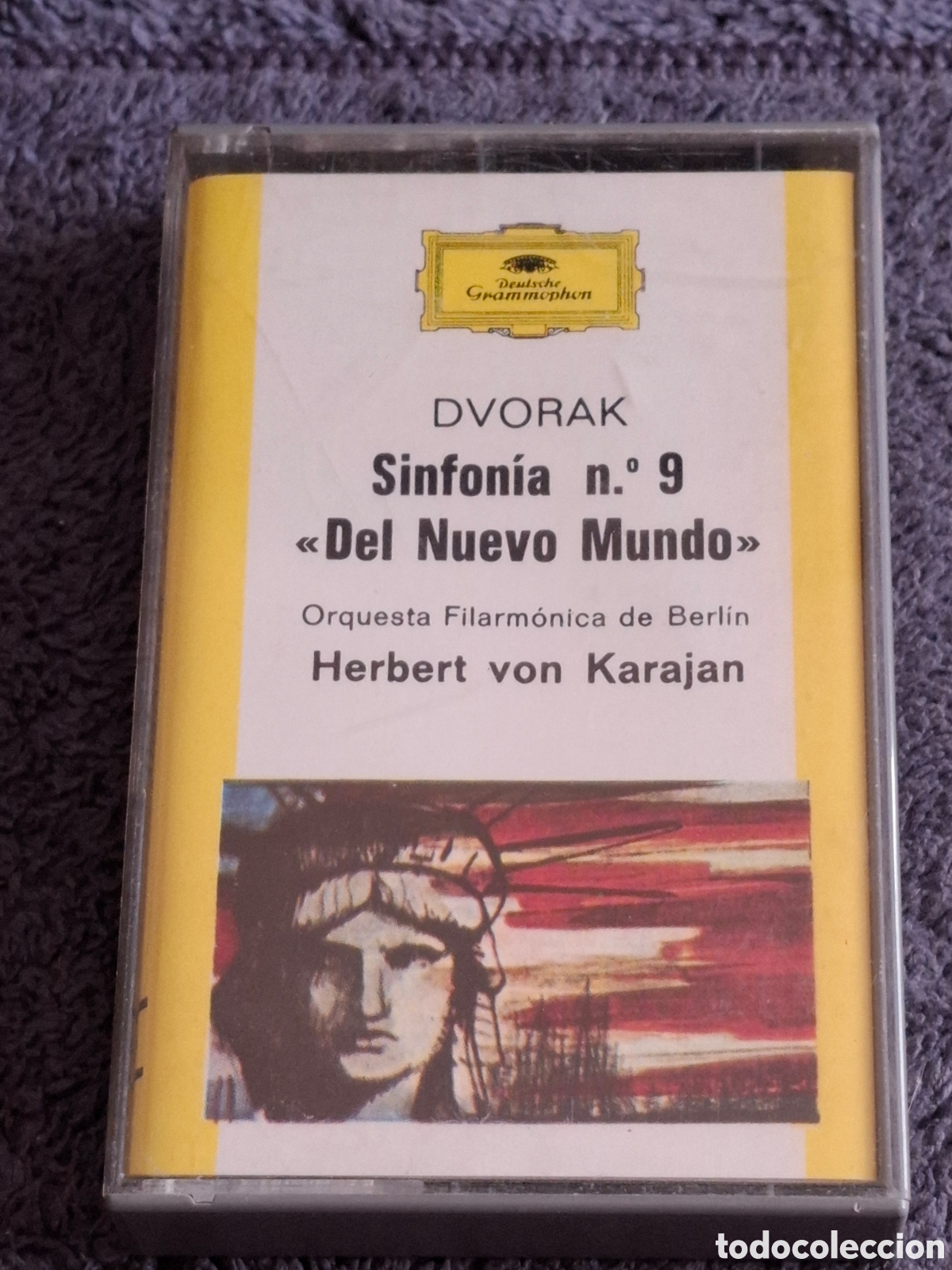 Casetes antiguos: CT17. Dvor&aacute;k Sinfonia N.&deg;9 Del Nuevo Mundo, Deustche Grammophon, 1977. C&iacute;rculo De Lectores.
