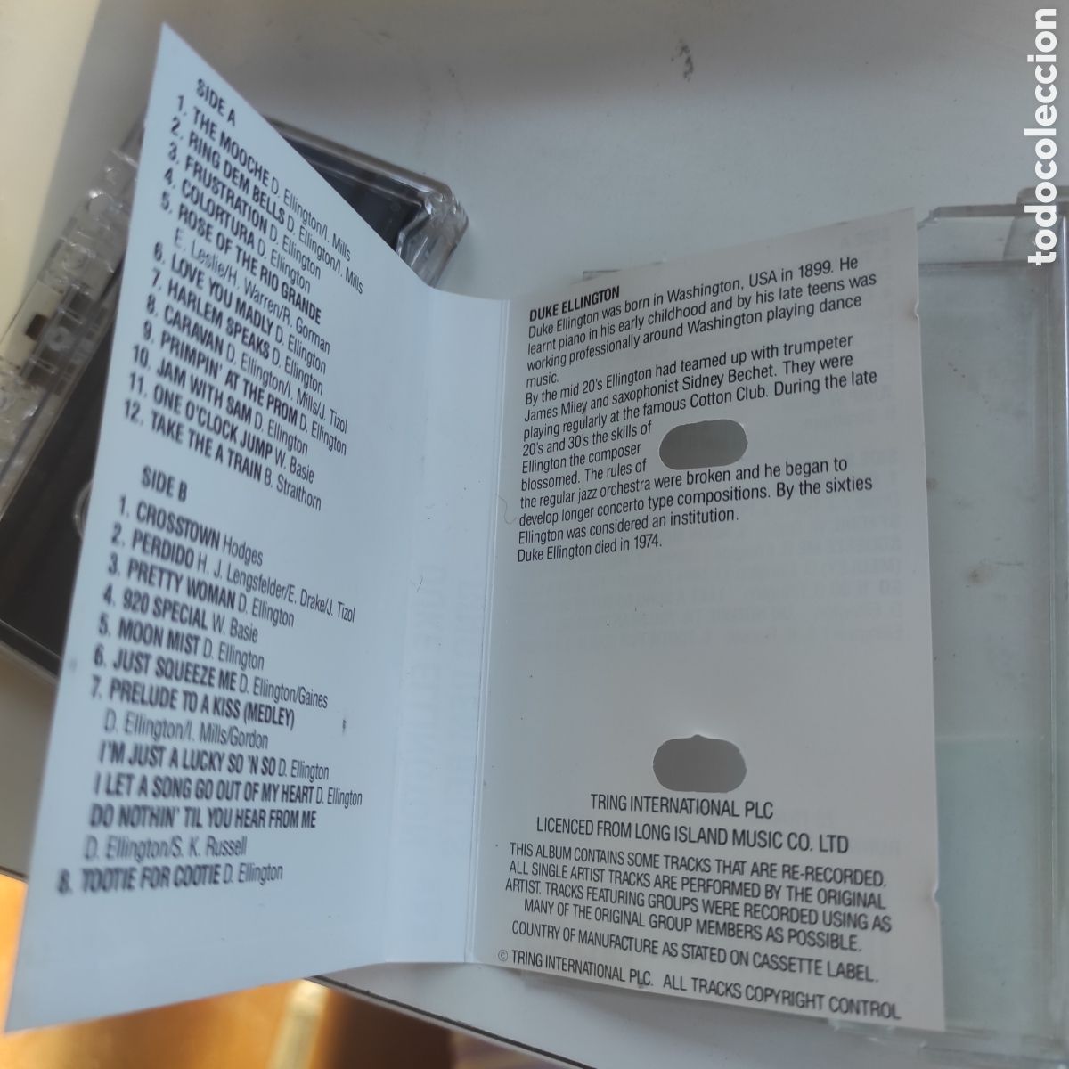 Casetes antiguos: Duke Ellington - Ring Dem Bells - Foto 6