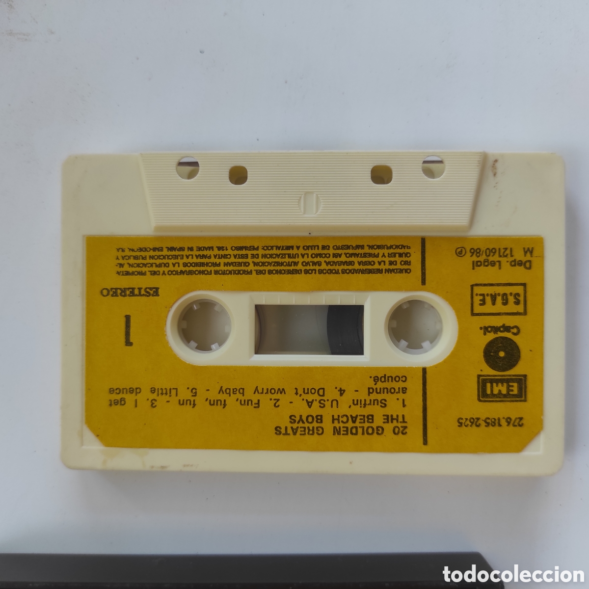 Casetes antiguos: The Beach boys - 20 grandes &eacute;xitos - Foto 3