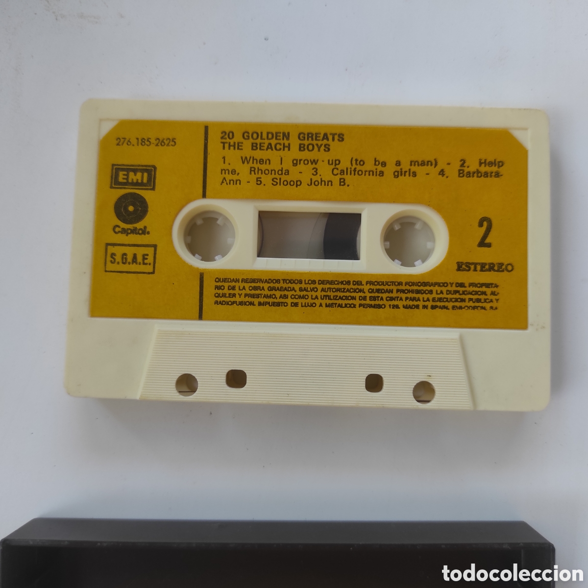 Casetes antiguos: The Beach boys - 20 grandes &eacute;xitos - Foto 4