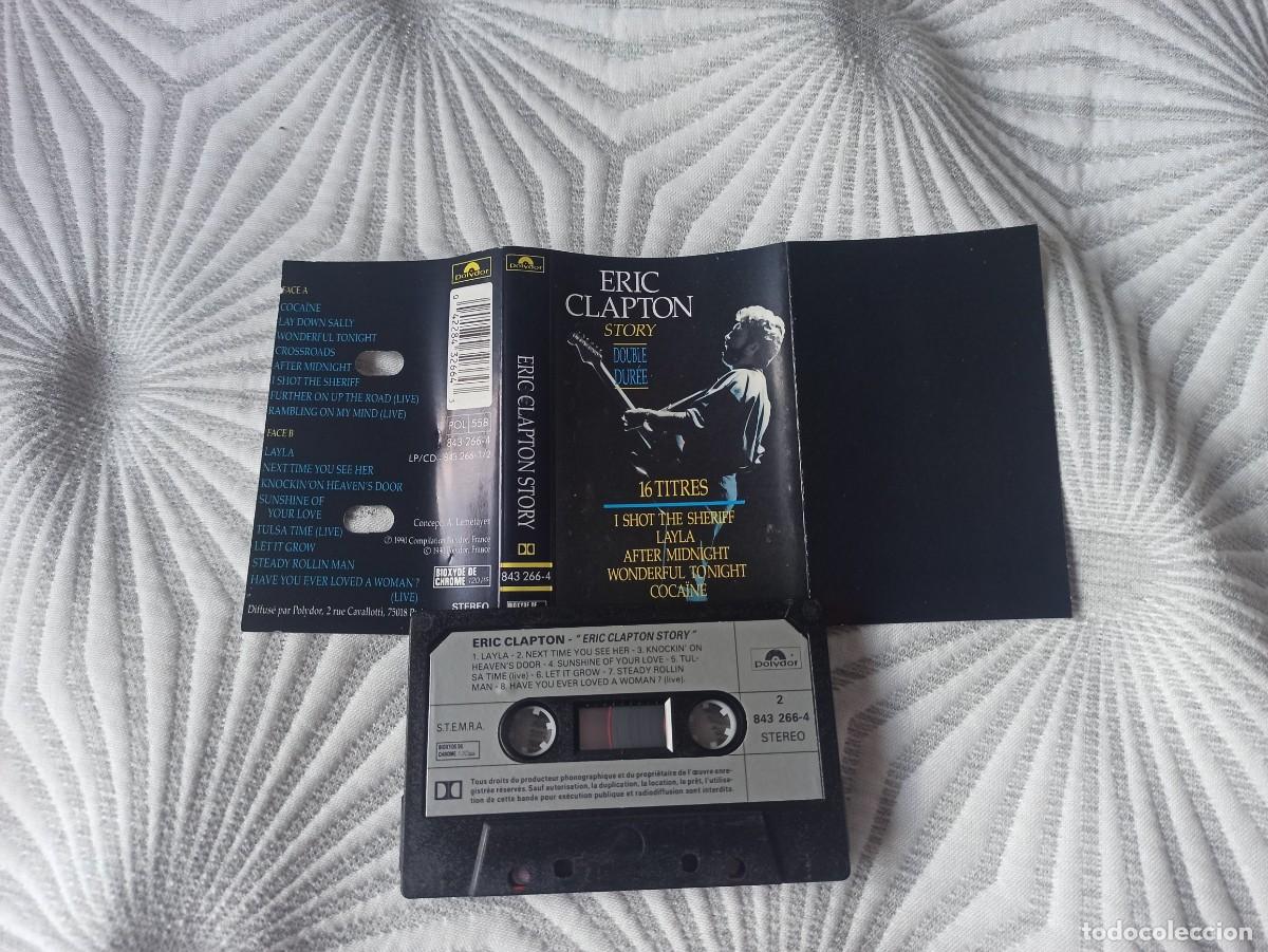 Casetes antiguos: Eric Clapton &ndash; Story. francia, 1990 - Foto 2