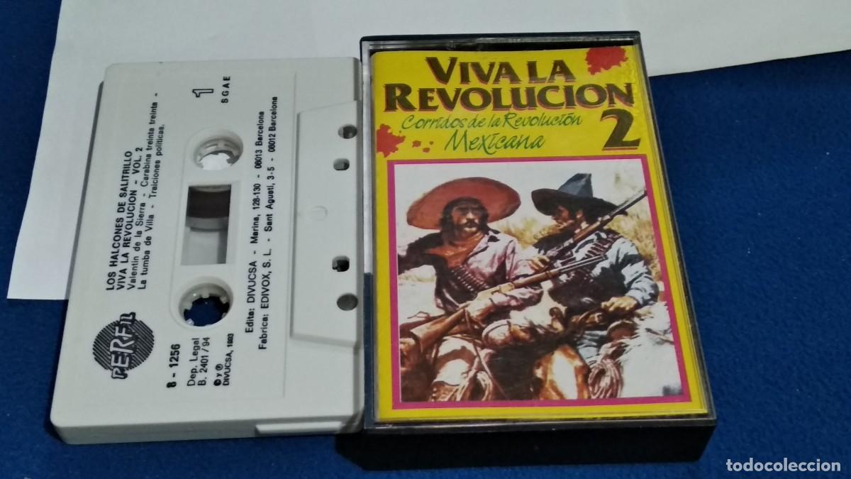 Casetes antiguos: VIVA LA REVOLUCI&Oacute;N 2 / CORRIDOS DE LA REVOLUCI&Oacute;N MEX&Iacute;CANA - 1993 PERFIL - CASETE CINTA