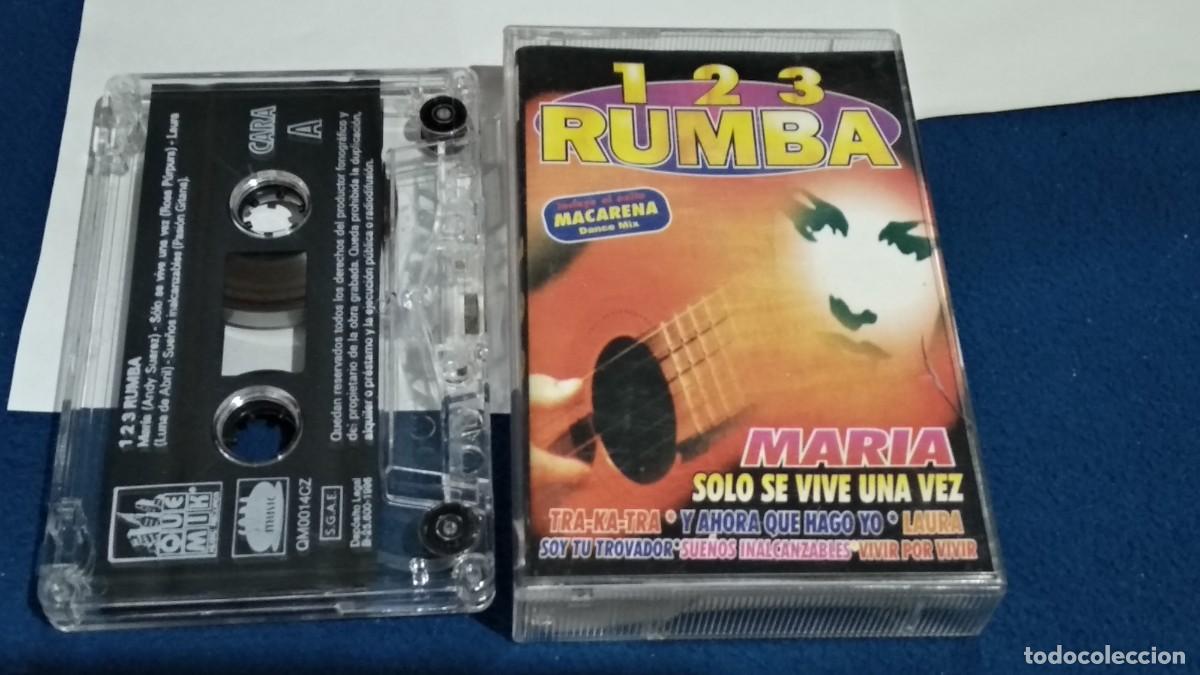 Casetes antiguos: 1 2 3 RUMBA / DANCE MIX, &Eacute;XITOS - 1996 SODA MUSIC - CASETE CINTA CASSETTE