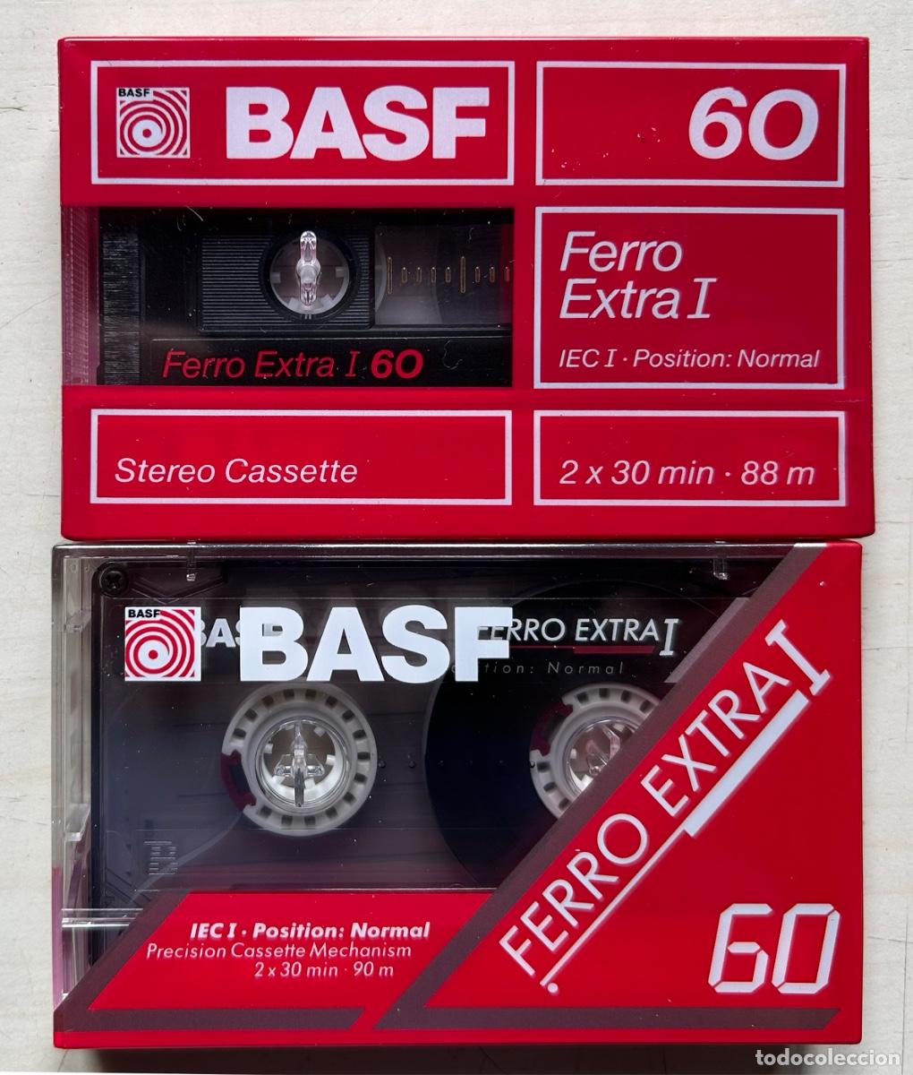 Casetes antiguos: 2 Cassettes BASF Ferro Extra I (nuevas) - Foto 1