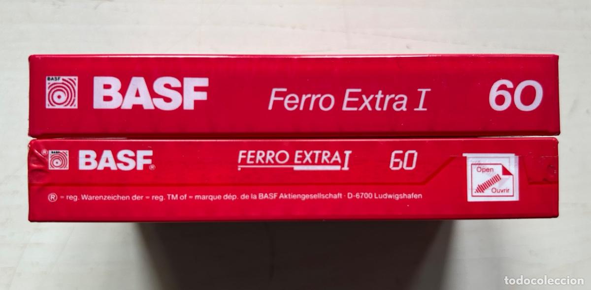 Casetes antiguos: 2 Cassettes BASF Ferro Extra I (nuevas) - Foto 3