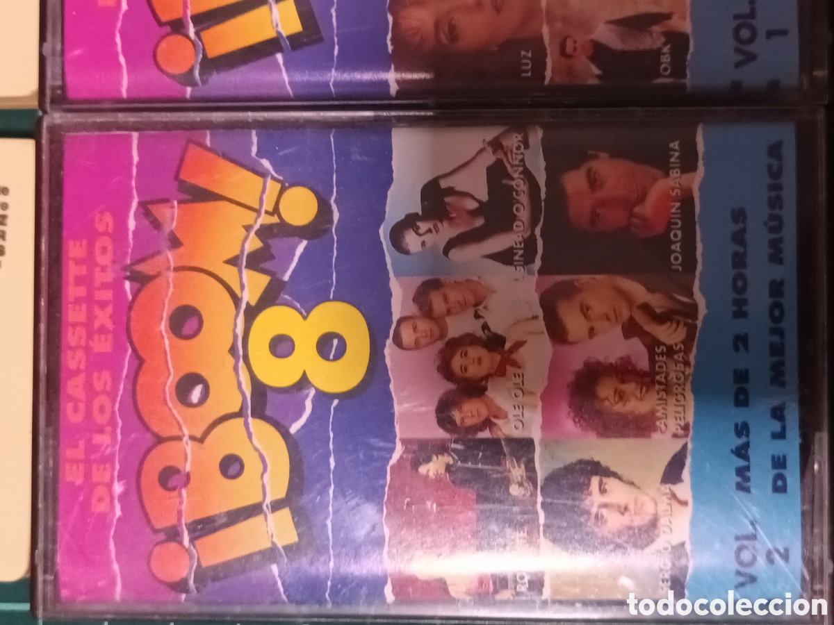 Casetes antiguos: Boom 8 dos cassetes musical - Foto 2