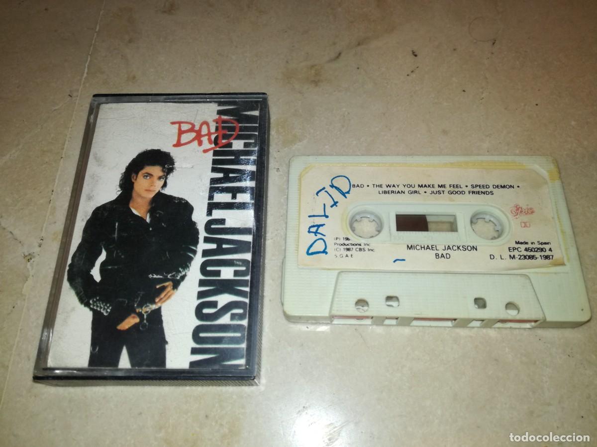 Casetes antiguos: MICHAEL JACKSON-BAD-CASETE - Foto 1