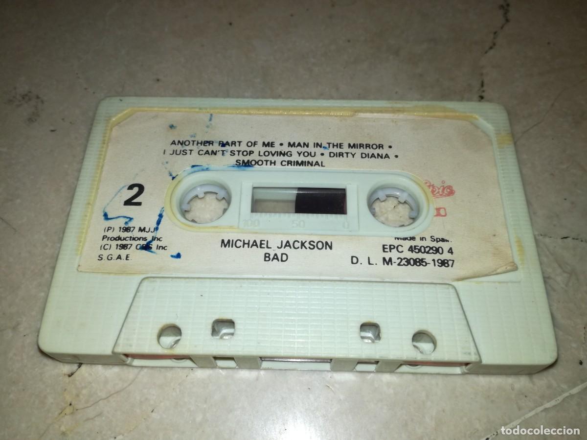 Casetes antiguos: MICHAEL JACKSON-BAD-CASETE - Foto 2