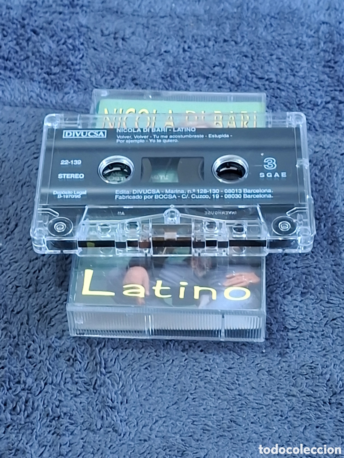 Casetes antiguos: C19. Nicola Dibari - Latino 2, Divucsa, 1996. - Foto 2