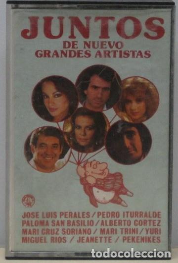 Cassetes antigas: JUNTOS DE NUEVO GRANDES ARTISTAS - CASETE