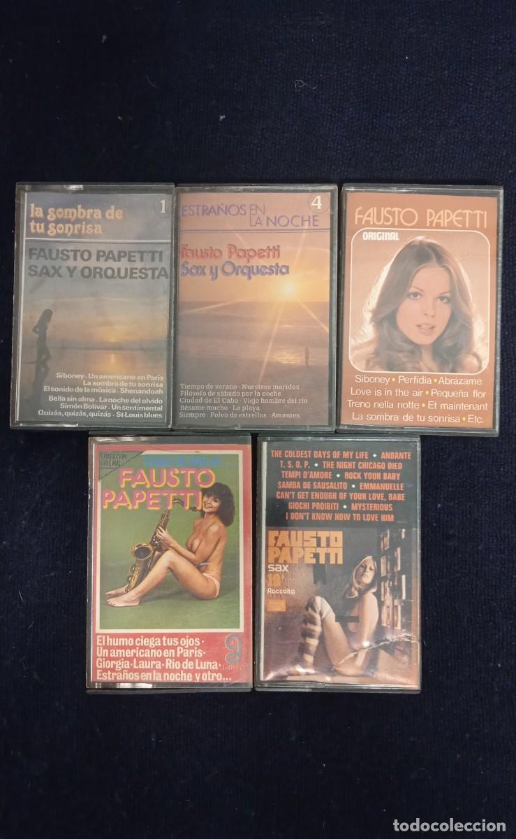 Casetes antiguos: Lote casetes Fausto papetti. - Foto 1