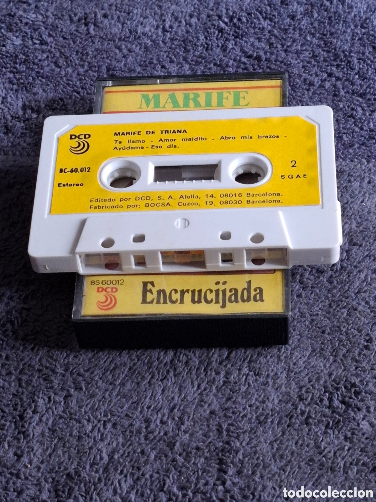 Casetes antiguos: C19. Marife De Triana - Encrucijada, Dcd, 1984. - Foto 3