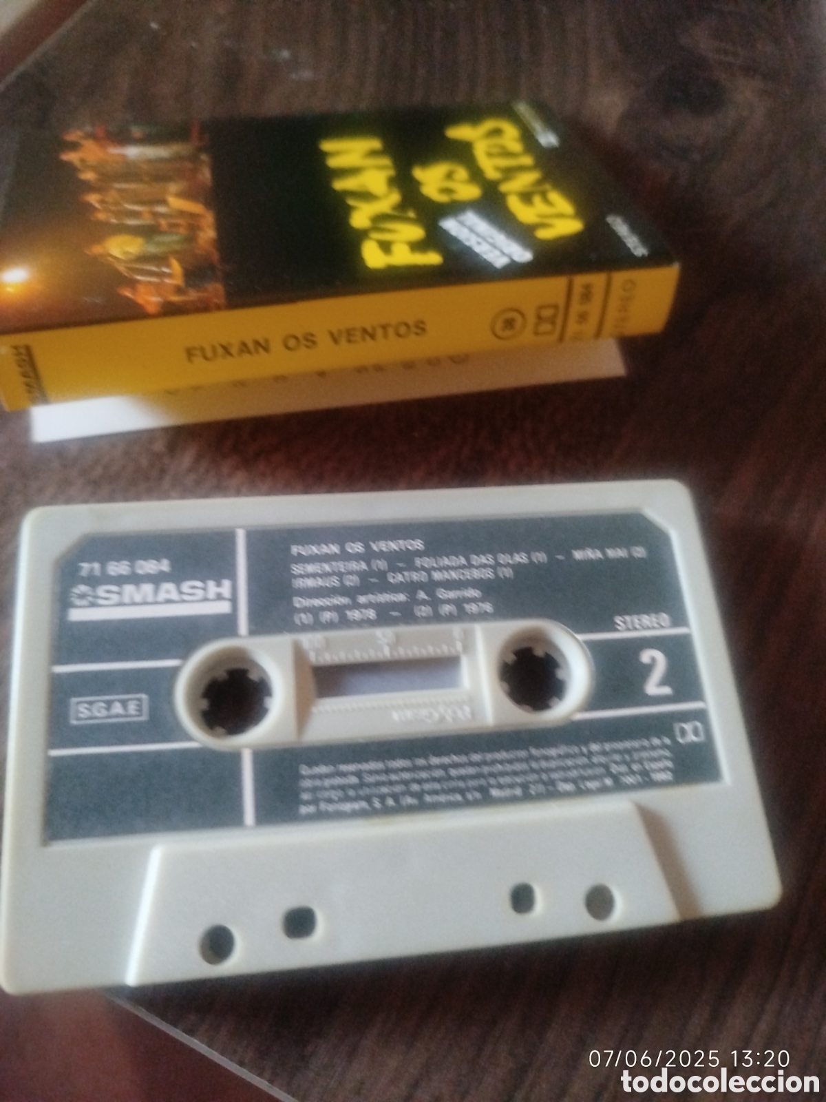 Casetes antiguos: Fuxan os Ventos casete - Foto 3
