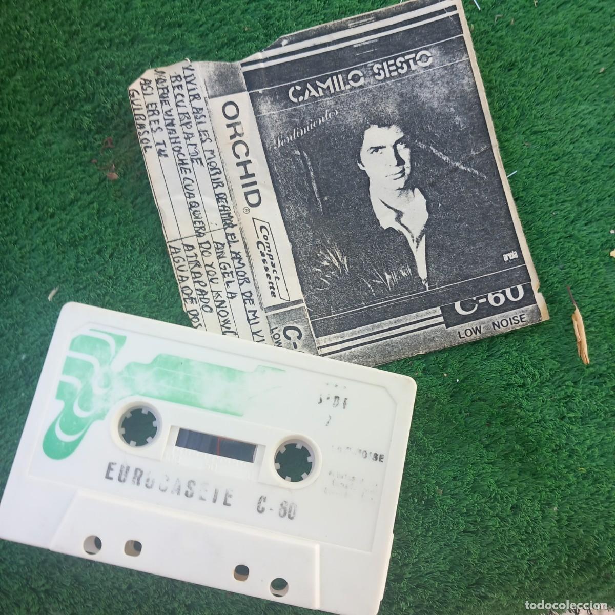 Casetes antiguos: Cinta Eurocasete genuina de El Rastro De Madrid. Camilo Sesto - Sentimientos (Ariola, 1978) -curiosa