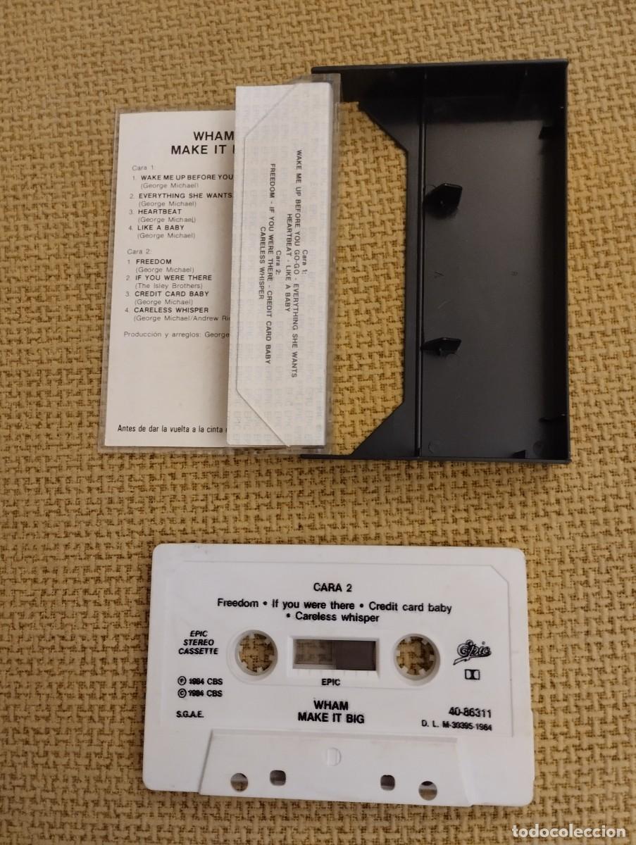 Casetes antiguos: Cinta de cassette antigua Wham! - Foto 4