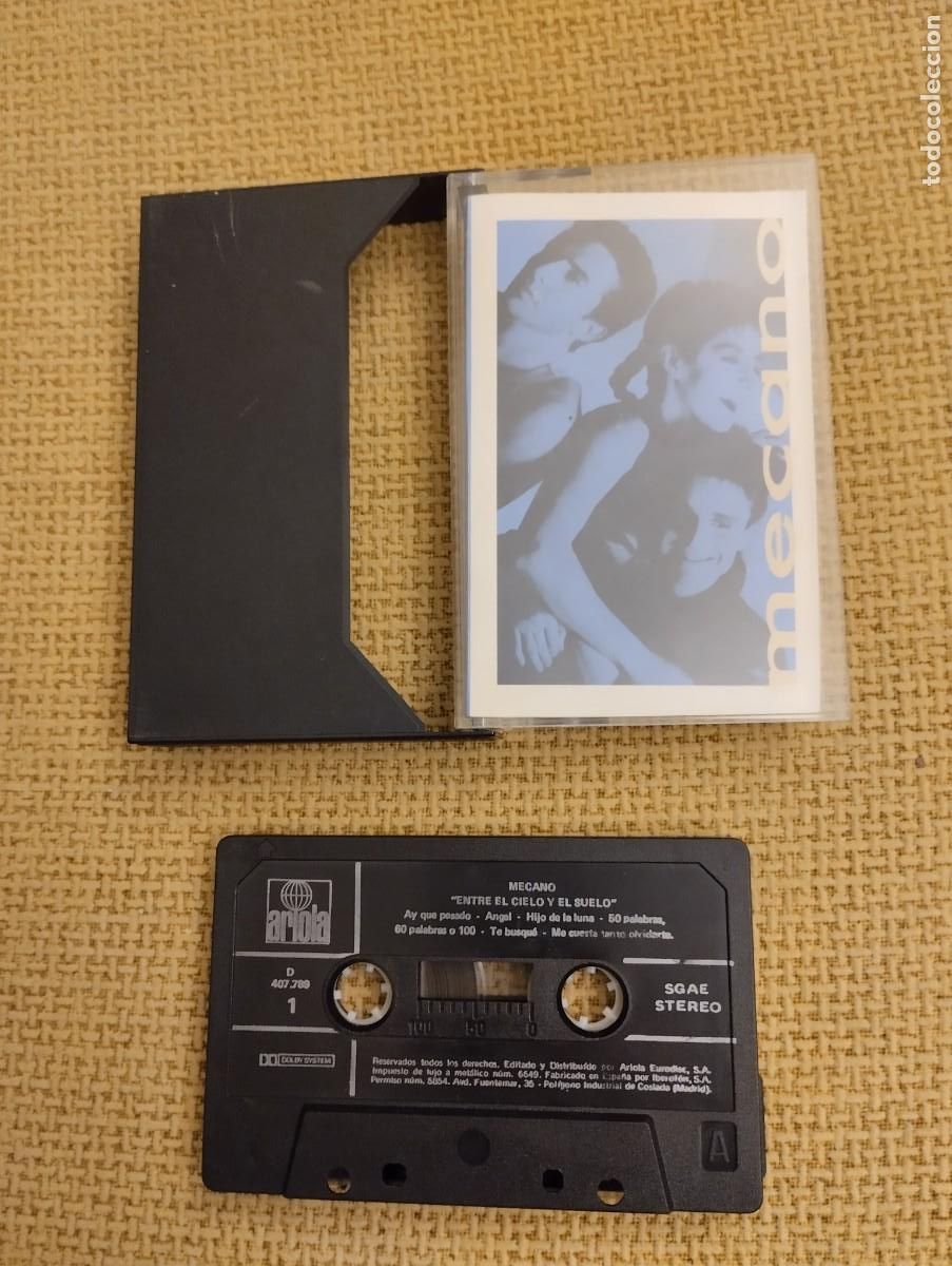 Casetes antiguos: Cinta de cassette antigua Mecano - Foto 3