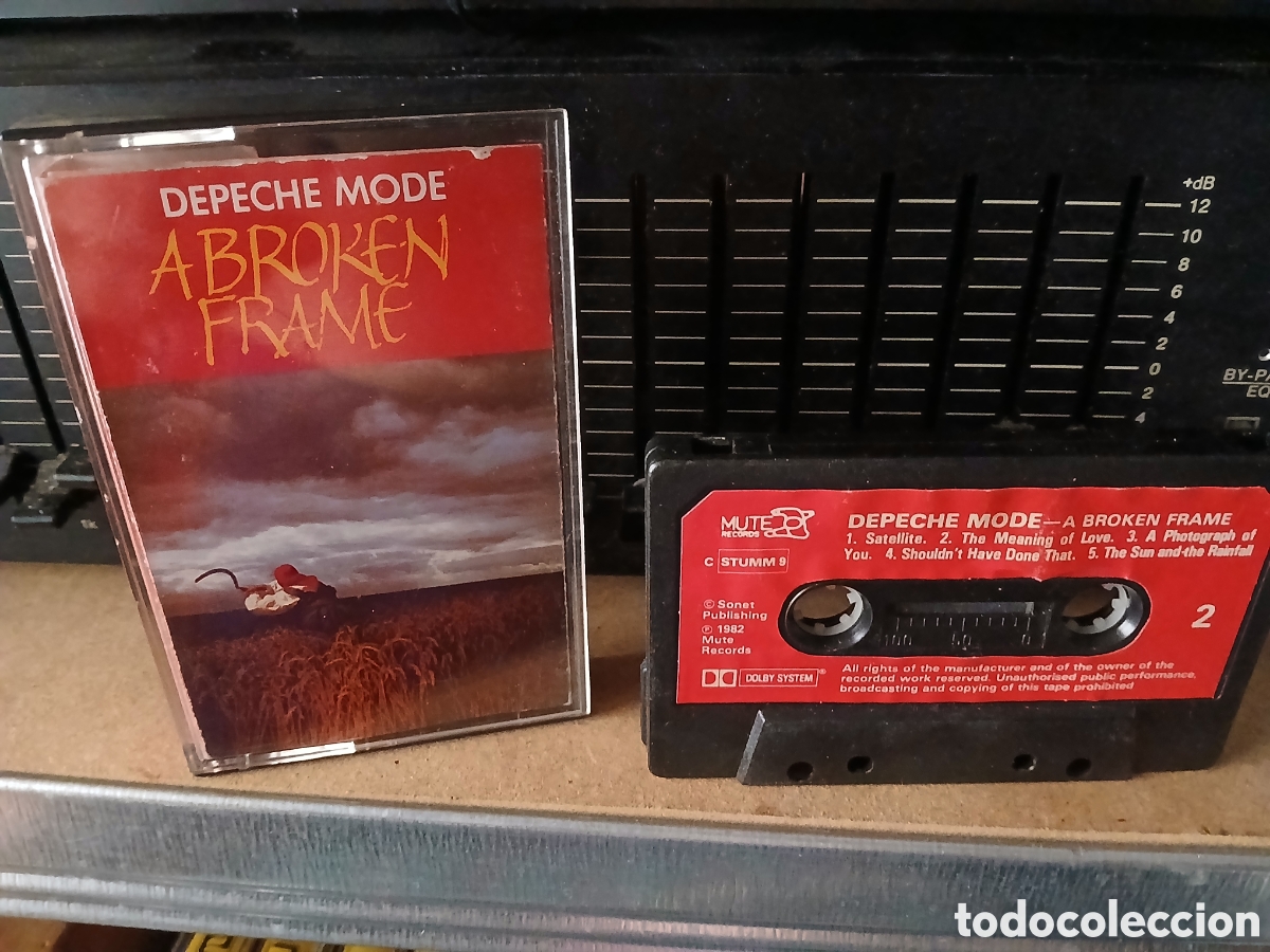Casetes antiguos: Depeche mode. Abroken Frame. Cassette cinta 1982 - Foto 4