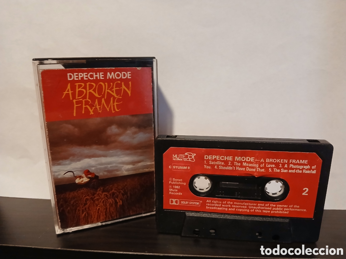 Casetes antiguos: Depeche mode. Abroken Frame. Cassette cinta 1982 - Foto 1