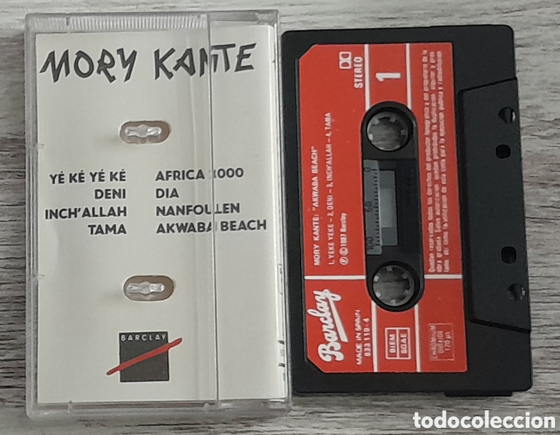 Casetes antiguos: MORY KANTE - AKWABA BEACH - Foto 2