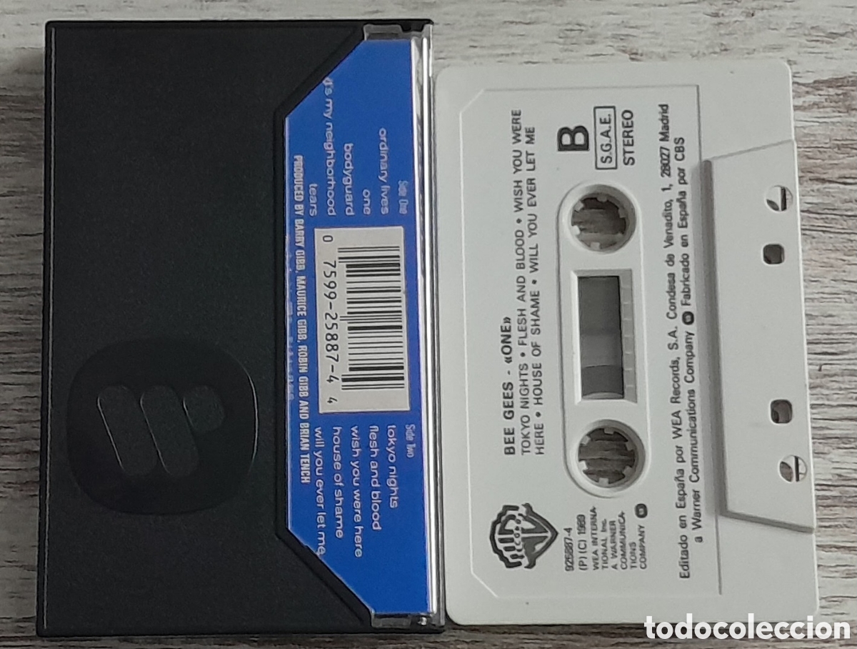 Casetes antiguos: BEE GEES - ONE - WARNER BROS - Foto 2