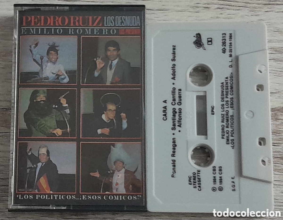 Casetes antiguos: PEDRO RUIZ LOS DESNUDA EMILIO ROMERO LOS PRESENTA - Foto 1