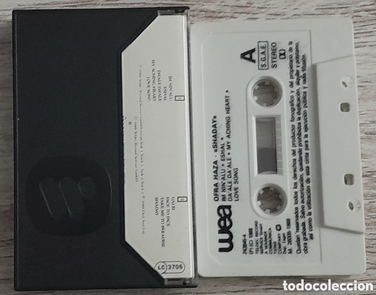 Casetes antiguos: OFRA HAZA - SHADAY - WEA - Foto 2