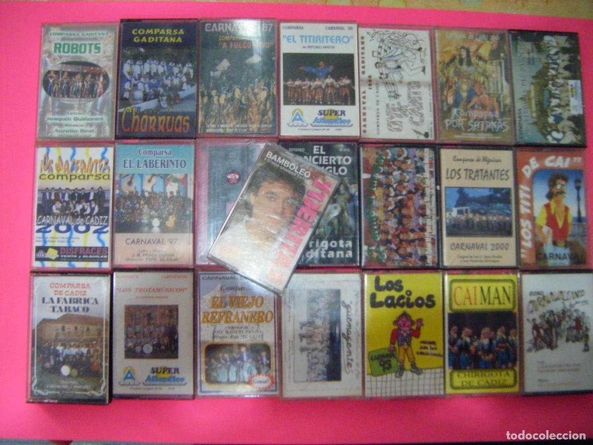 Casetes antiguos: LOTE 21 CINTAS DE CARNAVAL DE CADIZ - Foto 1