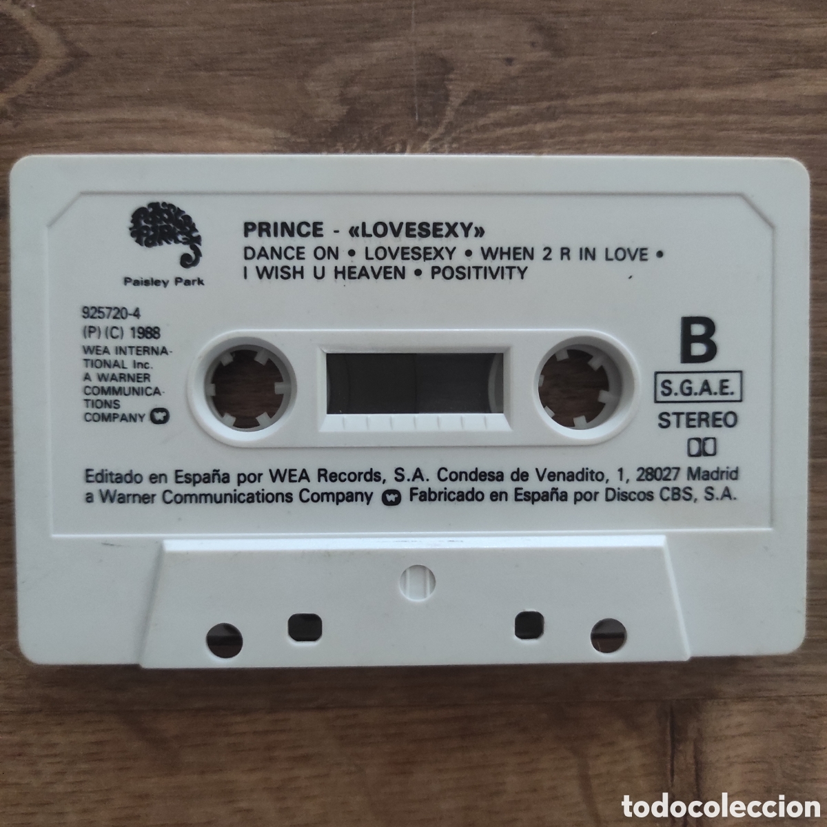 Casetes antiguos: Prince - Lovesexy - Cassette - Foto 9