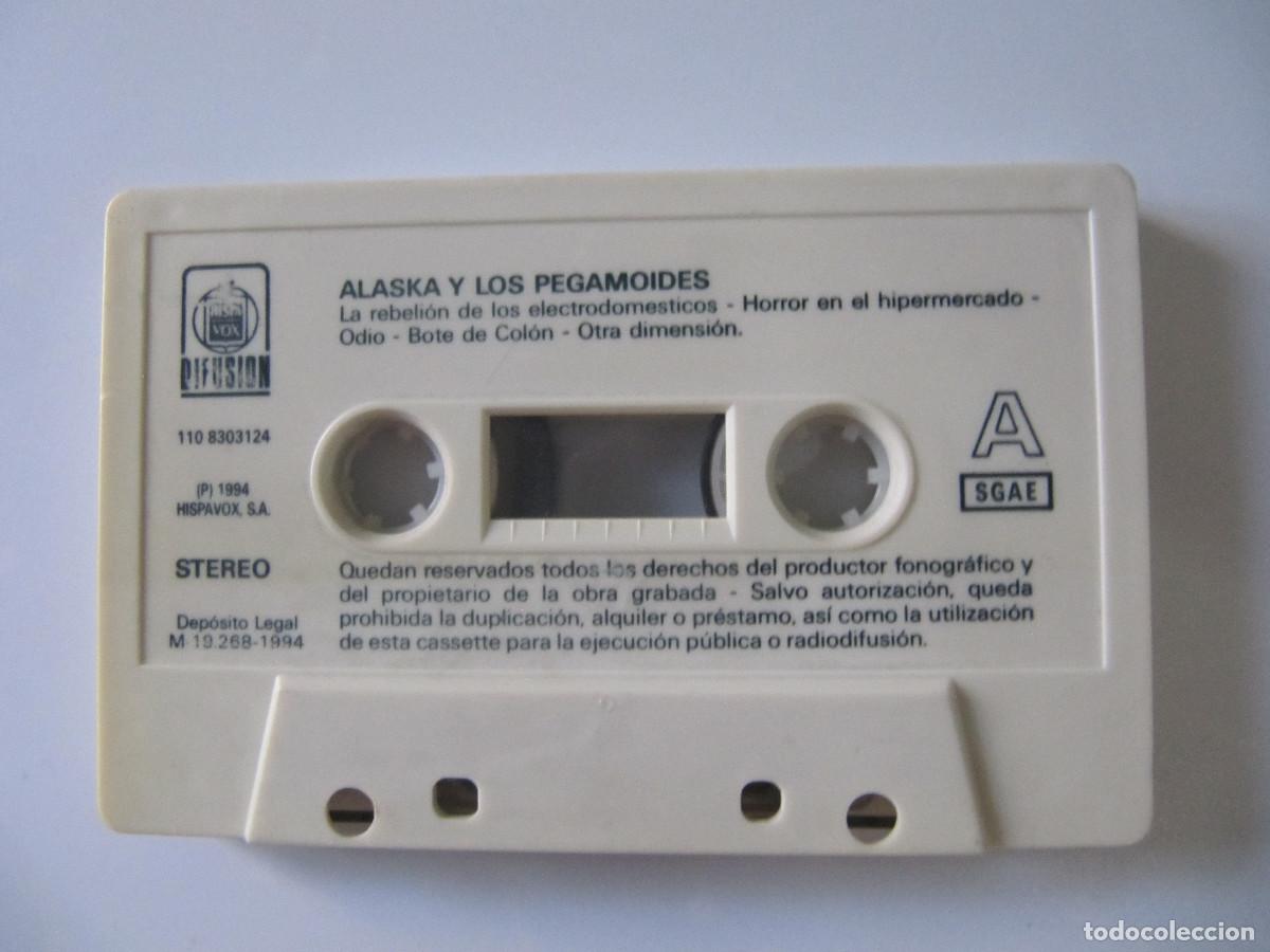 Casetes antiguos: Alaska y los pegamoides cassette HISPAVOX - Foto 2