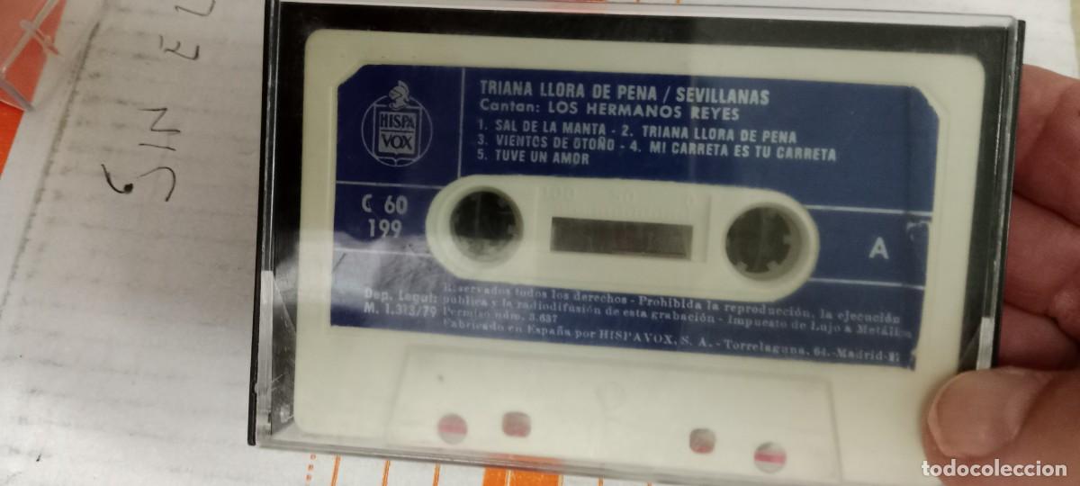 Alte Kassetten: CAS-67 CASETE MUSICA SOLO CINTA LOS HERMANOS REYES TRIANA LLORA DE PENA