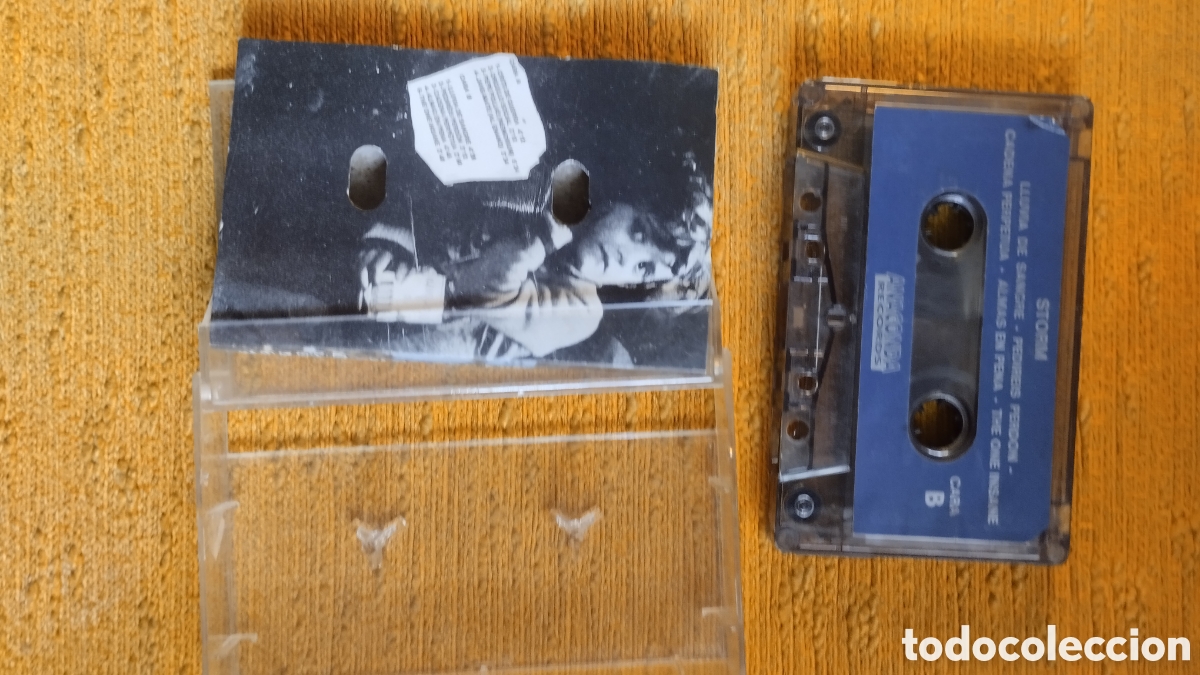 Casetes antiguos: MAQUETA &rdquo;STORM&rdquo; CASSETTE, CINTA ,K7 - Foto 3