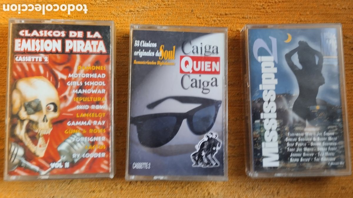 Casetes antiguos: 3 CASSETTES ORIGINALES DE VARIOS - Foto 2