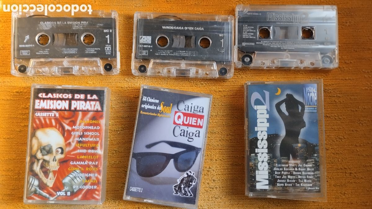 Casetes antiguos: 3 CASSETTES ORIGINALES DE VARIOS - Foto 1