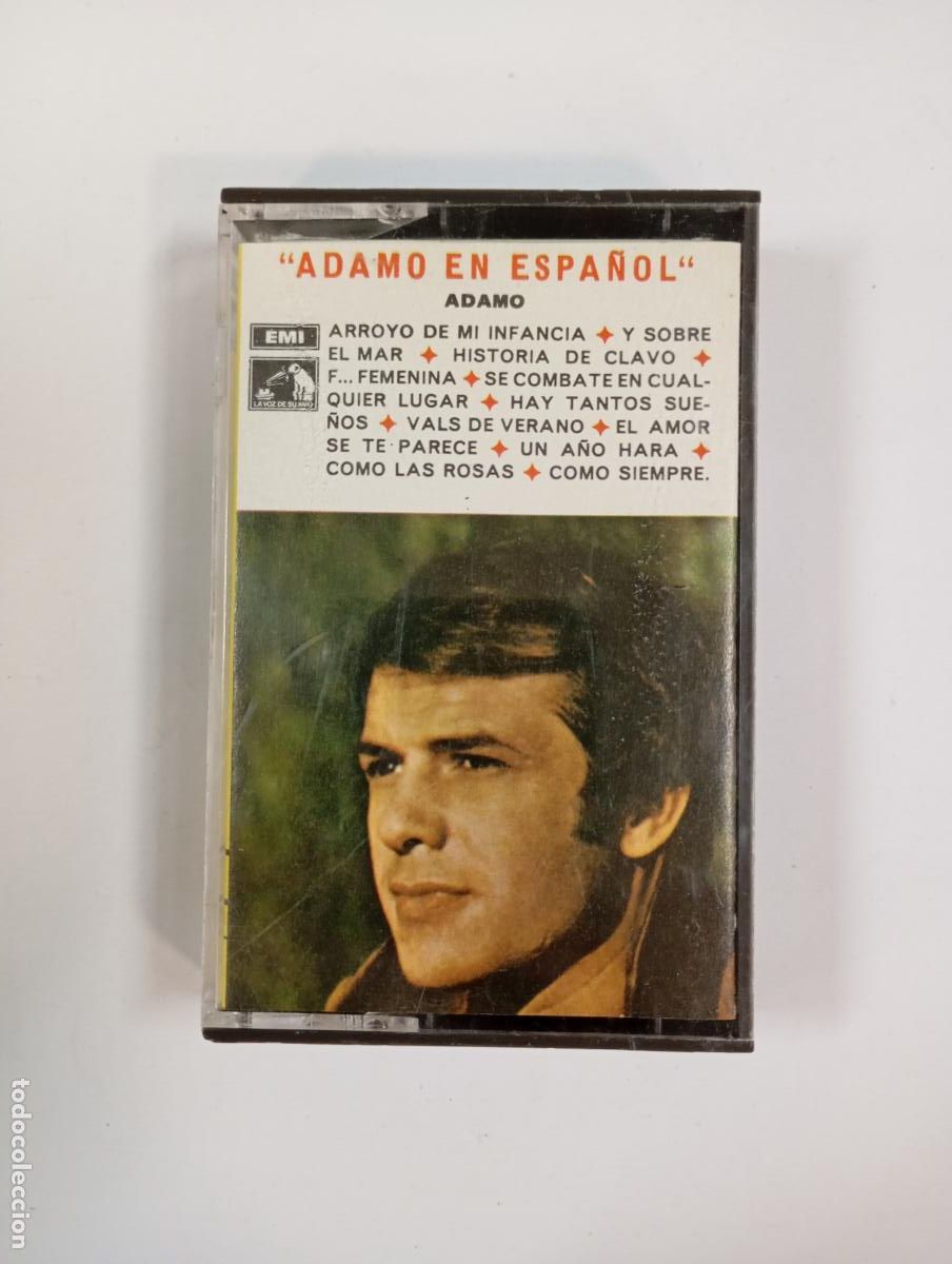 Casetes antiguos: ADAMO EN ESPA&Ntilde;OL. CASETE. TDKCST52B - Foto 1